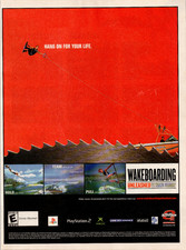 Activision Wakeboarding Unleashed Shaun Murray Magazine Ad Print 2003 Red picture