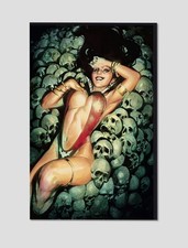 Vampirella vs Superpowers 1 Virgin Variant Giclee Print Poster 11x17 Goth Art picture