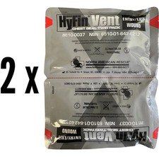 2 Twin Packs – HyFin® Vent Compact Chest Seal (4 Seals Total) | for Pneumothorax picture