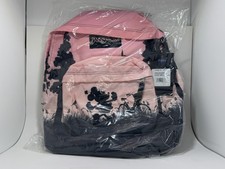 Jansport Minnie Mouse Silhouette Disney Black/Pink Backpack JS0A3BB2 NWT plastic picture