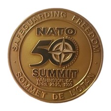 NATO  50th Anniversary SUMMIT  1999 --- Washington, D.C. -- CHALLENGE COIN picture