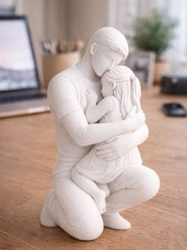 Father and Daughter - Dad's Hug Sculpture Figurine Father’s Day Gift for Dad picture