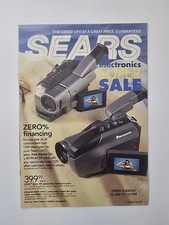 Sears 2000 Camcorder Super Sale Panasonic Electronics Circular Catalog 28 Pages picture
