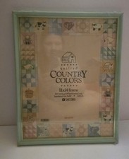 Vintage DECOREL Picture Frame 11x14” Quilted Cottage Core FARMHOUSE picture