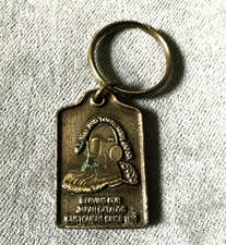 Vtg LL Bean Japan Catalog Brass Boot Keychain Serving Since 1993 Rare 90s picture