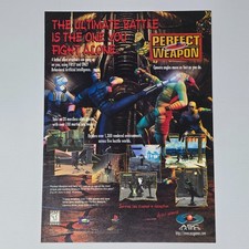 Perfect Weapon PlayStation 1 PS1 Lethal Print Ad/Poster Promo Art picture