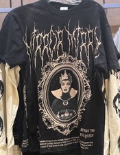2026 Disney Parks Evil Queen Long Sleeve Shirt Small S Vilains Snow White Drawfs picture