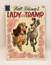 Walt Disney's Lady and The Tramp #1 Dell Giant Golden Age Comic Book 1955 picture