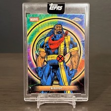 Topps Marvel Mint BISHOP  X-Men #48 CEREBRO Encased Black Refractor  /10 picture