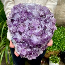 8.68LB Natural Amethyst Cluster quartz cluster crystal mineral specimen Healing picture