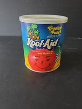RARE Sealed 1980's Kool-Aid Tropical Punch Can Vintage PROP Kool-Aid Cowboy HTF picture