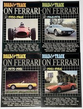 Ferrari Magazine Collection Road and Track Lot 1950-68, 68-74, 75-81, 81-84 picture