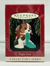1997 Hallmark Ornament Beagle Puppy Love 7th in the Series -  picture
