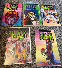The Mask OG Series Comic Book Lot #0-4. 1st of Mask series. Full set picture