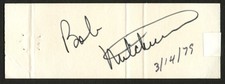 Robert Mitchum d1997 signed autograph Matchbook Cover Actor Author PSA Stickered picture