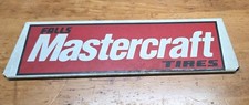 Mastercraft FALLS TIRES Original Advertising Sign Vintage-Style Display Piece picture