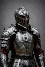Fantasy Gothic Knight Armor | Wearable 18 Gauge Steel Medieval Costume Suit picture