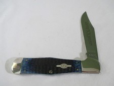 Case XX 1998 Limited Edition Dark Blue Large Coke Bottle Knife C61050 SS picture