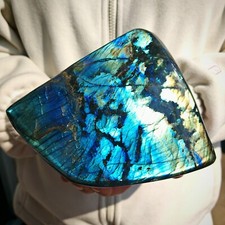 5.17LB Natural Labradorite Mineral Quartz Crystal Mineral Reiki healing picture