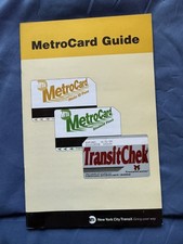 MetroCard Guide ( 32 pages ) NEW NYC/MTA + 5th  AVENUE COACH ROUTES MAP picture