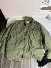 So-Sew Styles 1969 Military Jacket Mens M Short Sateen OG-107 Hooded Field Coat picture