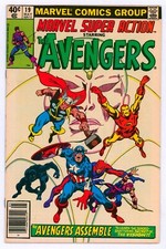 Marvel Super Action # 19 VF+8.5 Comic Newsstand Avengers 1977 Comics picture