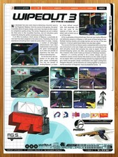 1999 Wipeout 3 Playstation 1 PS1 PREVIEW Print Ad/Poster Authentic Promo Art 90s picture