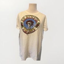 Vtg 70s GRATEFUL DEAD BERTHA Tour T-Shirt Skeleton rare XL Some Faded Area mens picture