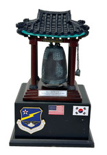 US Air Force 607th Air Operations Center Korea Bell Plaque Display picture