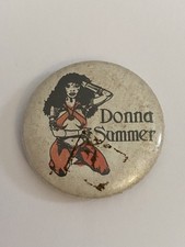 Donna Summer Pin Back Button P192 picture