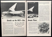 Convair NX2 prototype bomber 1961 article “Details on the NX2~Our Atomic Plane