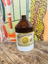 ANTIQUE C. 1902 J. HUNGERFORD SMITH GOLDEN ORANGE PAPER LABEL CROCK JUG SIGN HTF picture