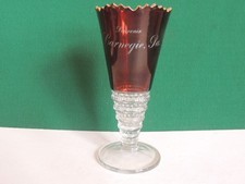 1900 Antique Carnegie Pa Souvenir Flash Glass 6 1/4