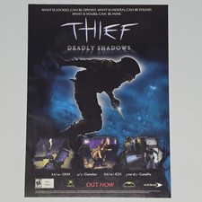 Thief Deadly Shadows Xbox Authentic Magazine Ad picture