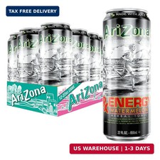 AriZona Rx Energy Watermelon Herbal Tonic - Big Can, 22 Fl Oz (12 Pack) picture