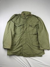 Vintage M65 Field Jacket Medium Green Army Military USA 70s OG 107 Utility picture