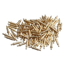 100Piece Gold Plated Spring Loaded Probe Thimble Pogo Pin 2mm Pin picture