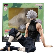 Naruto Shippuden Kakashi Hatake Sitting PVC Figure Collectible Model Toy Gift picture