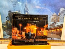 Outbound Trains in the Era Before the Mergers.  190 pages of color photos & text picture