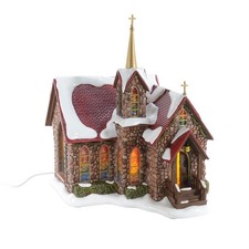 Dept 56 50th CHAPEL OF ABUNDANT GRACE Snow Village 6018429 BRAND NEW picture