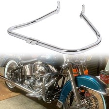 ECOTRIC Chrome Engine Guard Highway Crash Bar Compatible with 2000-2017 Harle... picture