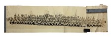 1916 Yardlong Photo Fort Sill Punitive Expedition Troops Track Champs Ft Sill OK picture