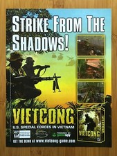 Vietcong U.S. Special Forces in Vietnam PC 2003 Print Ad/Poster Big Box Game Art picture