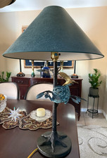 Frederick Cooper RARE 1985 Bronzed Lamp with Bird, Nest, Tree Trunk, & More MINT picture