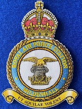 RAF Royal Air Force Station Embroidered Patch Badges - MOD LICENSED picture
