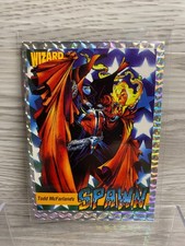 SPAWN Prism Promo Card 1 1992 Todd McFarlane  Wizard Magazine NM Comic picture