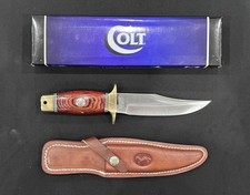 Colt Model CT816 Fixed Blade Knife New in Box With Leather Sheath picture