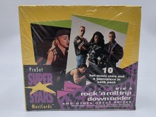 1991 Pro Set Super Stars Musicards Series 2 New & Sealed Box picture