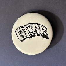 VINTAGE GWAR LOGO BUTTON PINBACK PIN THEATER ROCK 1.25” BADGE VOMIT BLOOD BAND picture