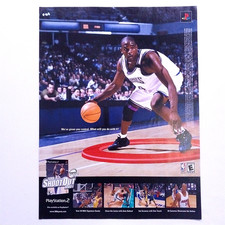 NBA Shoot Out 2001 Game Promo Print Ad Magazine Page Use as Mini Poster Wall Art picture